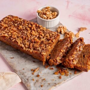 Jaggery Walnut Carrot Loaf
